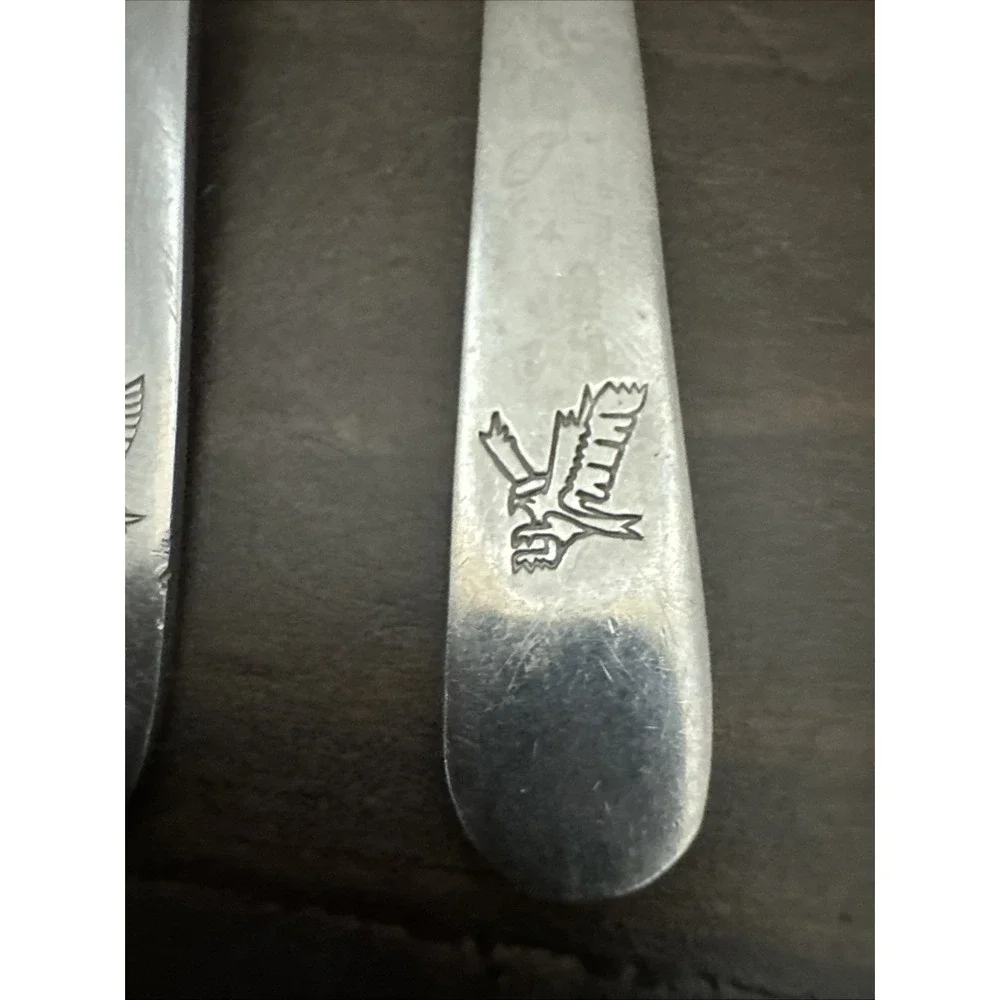 VTG AMERICAN AIRLINES Flagship Stainless silverware 18/8 Fork Spoon